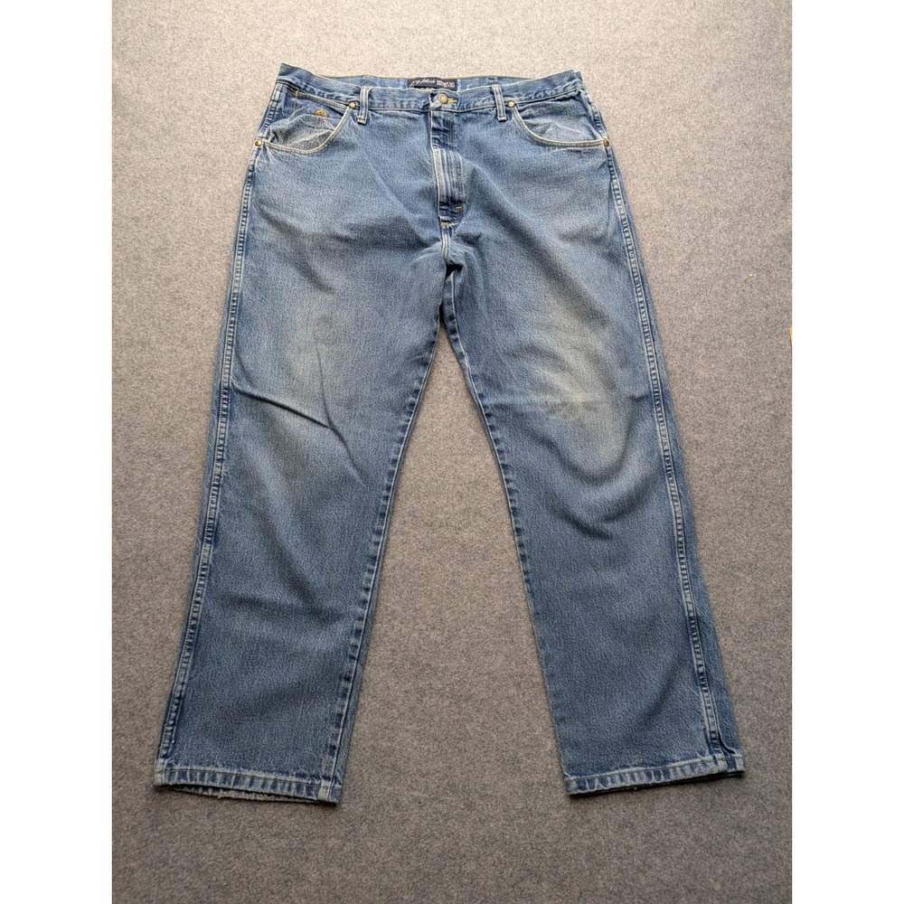 George Strait Cowboy Cut Men's  Blue Denim Jeans  40-30 Fire Pocket